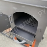 Печь-Мангал-Гриль ММ-140 (5мм) с крышкой BBQ и решеткой, на 4-x колёсах (Новинка!)
