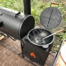 Смокер ММ29, гриль-барбекю с печью под казан под навесом (158кг)