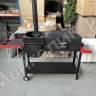 Печь-мангал GRILLVER "Комфорт" с крышкой-гриль и чугунной решеткой