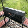 Беседка 2x3 с гриль-мангалом 100x35x17см (5мм) и печкой для казана 8-12л