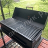 Беседка 2x3 с гриль-мангалом 100x35x17см (5мм) и печкой для казана 8-12л