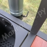 Беседка 2x2 с мангалом 100х35х16см, печкой для казана 12л и лавочкой